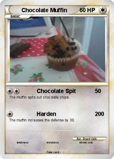 Pokemon Chocolate Muffin