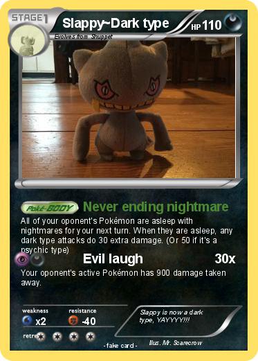 Pokemon Slappy~Dark type