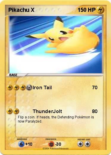 Pokemon Pikachu X