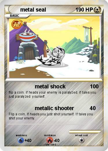 Pokemon metal seal