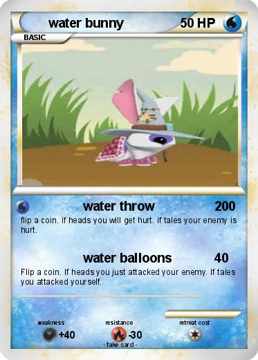 Pokemon water bunny