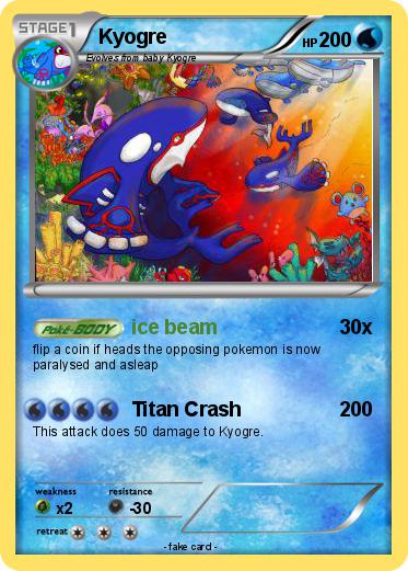Pokemon Kyogre