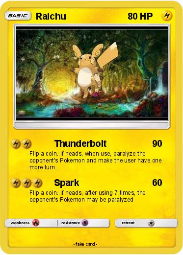 Pokemon Raichu