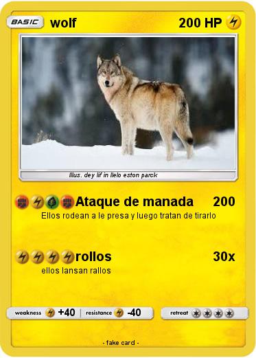 Pokemon wolf