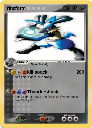 Pokemon rinoform
