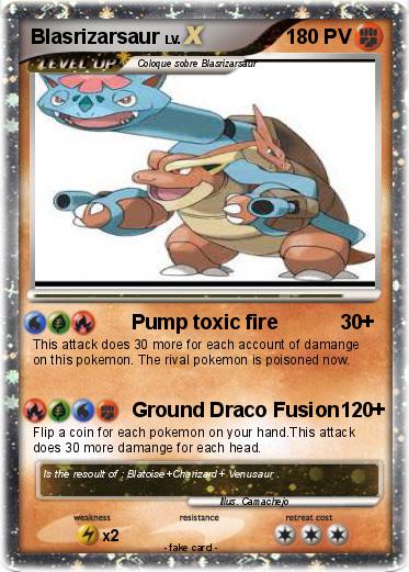 Pokemon Blasrizarsaur