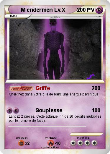 Pokemon M endermen Lv.X