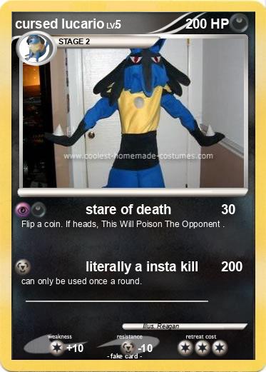 Pokemon cursed lucario