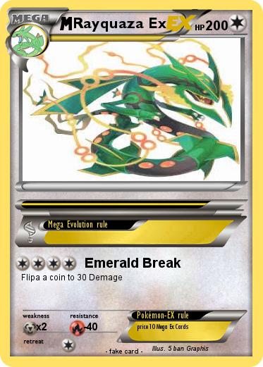 Pokemon Rayquaza Ex