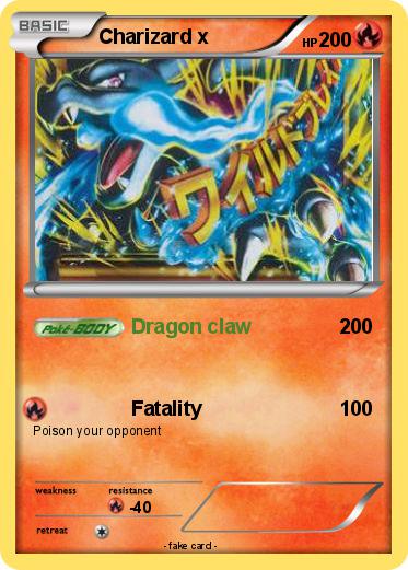 Pokemon Charizard x