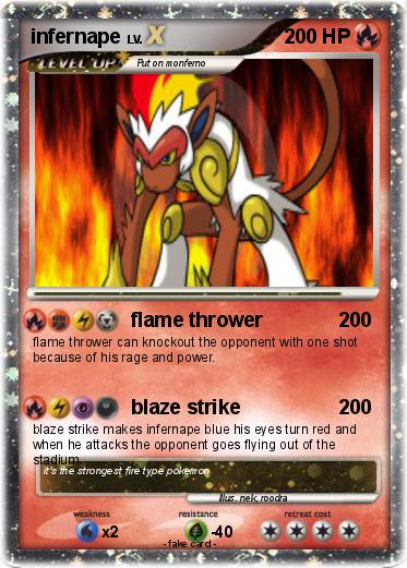 Pokemon infernape