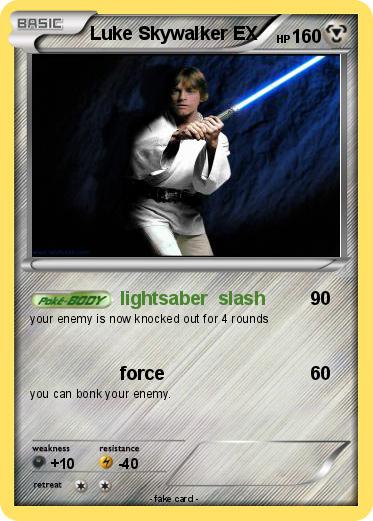 Pokemon Luke Skywalker EX
