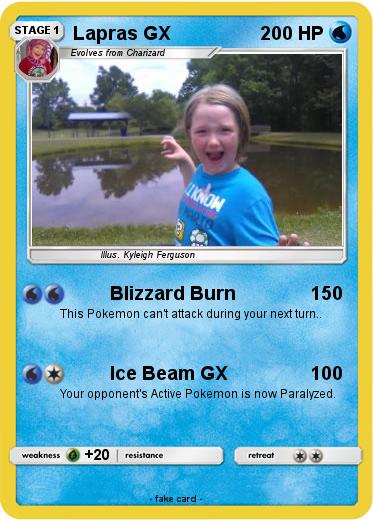 Pokemon Lapras GX