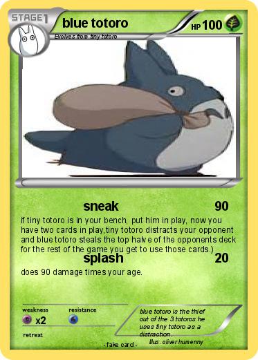 Pokemon blue totoro