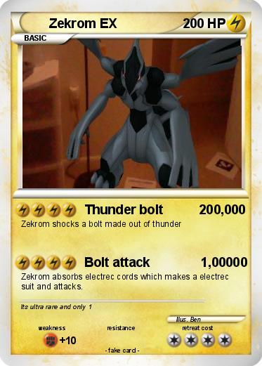 Pokemon Zekrom EX