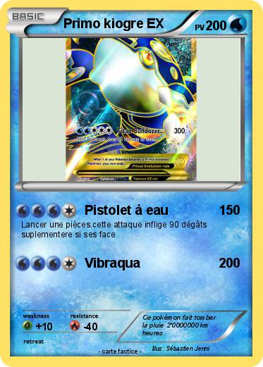 Pokemon Primo kiogre EX