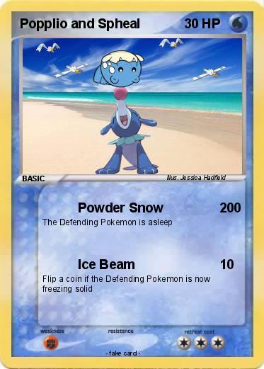 Pokemon Popplio and Spheal