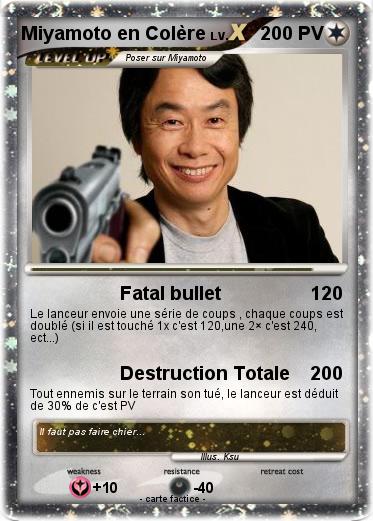 Pokemon Miyamoto en Colère