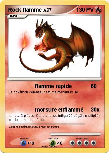 Pokemon Rock flamme