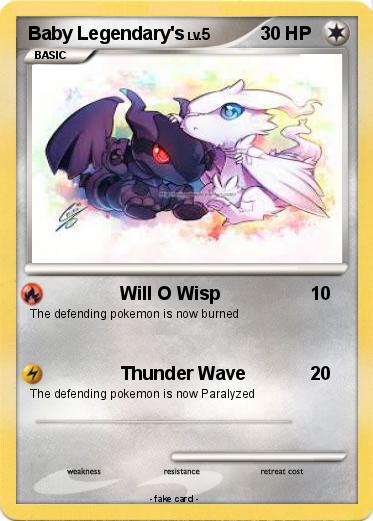 Pokemon Baby Legendary's
