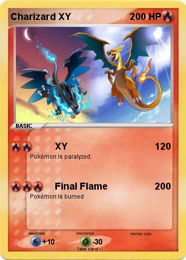 Pokemon Charizard XY