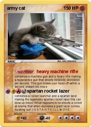 Pokemon army cat