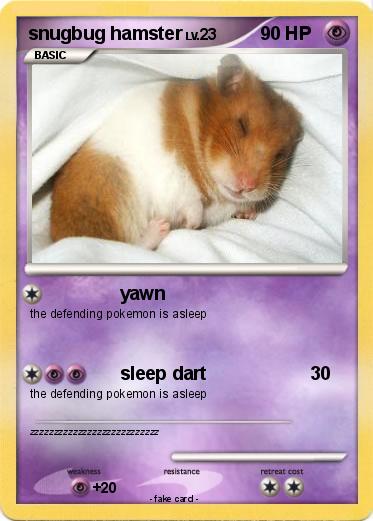 Pokemon snugbug hamster