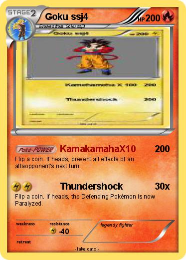 Pokemon Goku ssj4