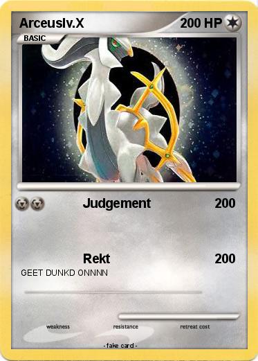 Pokemon Arceuslv.X