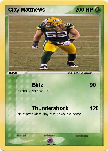 Pokemon Clay Matthews