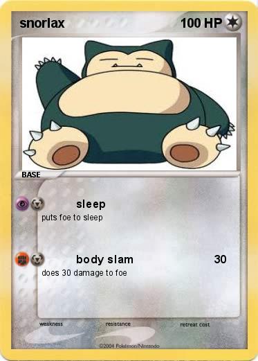 Pokemon snorlax