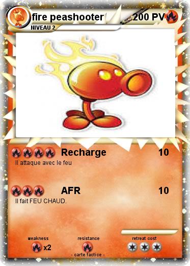 Pokemon fire peashooter
