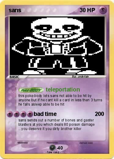 Pokemon sans