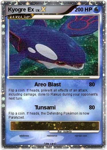 Pokemon Kyogre Ex
