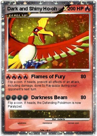 Pokemon Dark and Shiny Ho-oh
