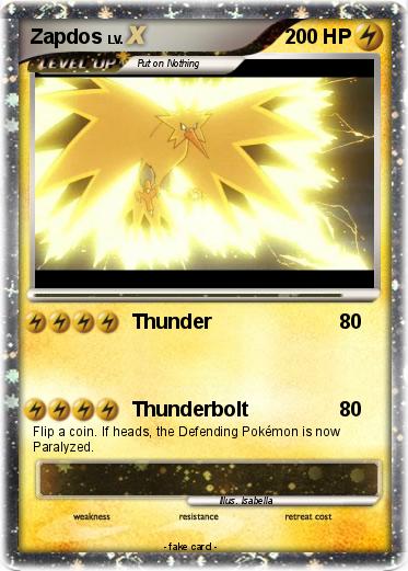 Pokemon Zapdos