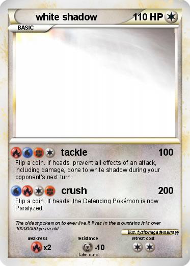 Pokemon white shadow