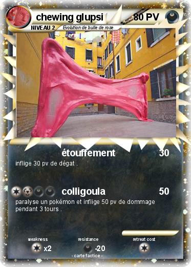 Pokemon chewing glupsi