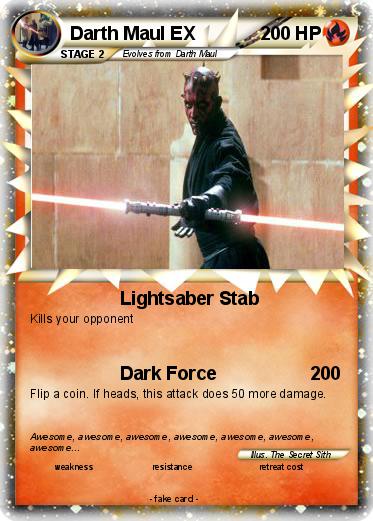 Pokemon Darth Maul EX