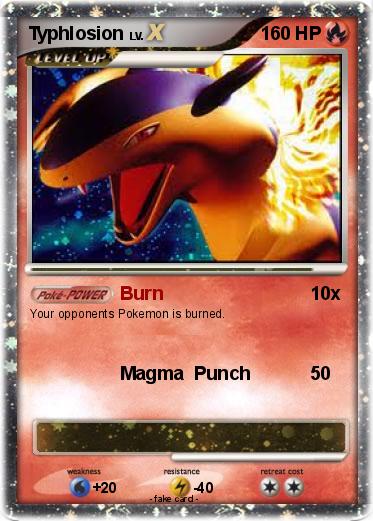 Pokemon Typhlosion
