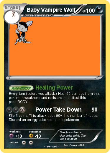 Pokemon Baby Vampire Wolf