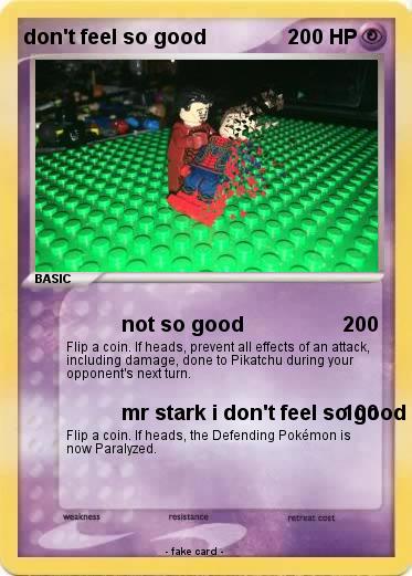 Pokemon don't feel so good