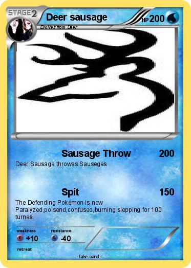 Pokemon Deer sausage
