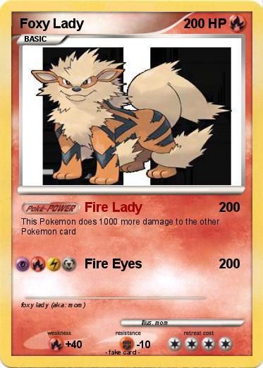 Pokemon Foxy Lady