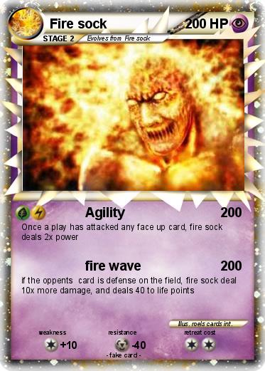 Pokemon Fire sock