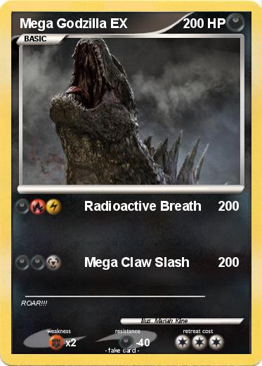 Pokemon Mega Godzilla EX