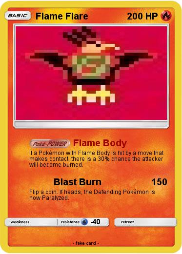 Pokemon Flame Flare