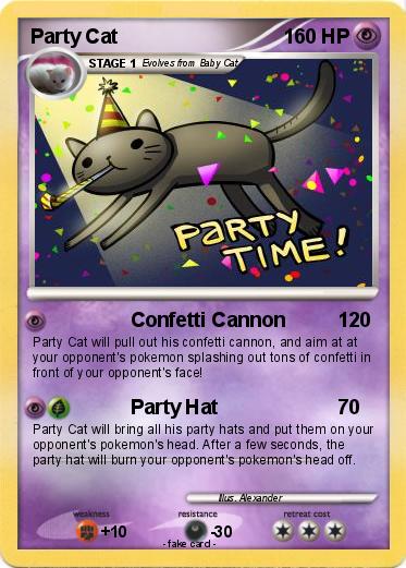 Pokemon Party Cat