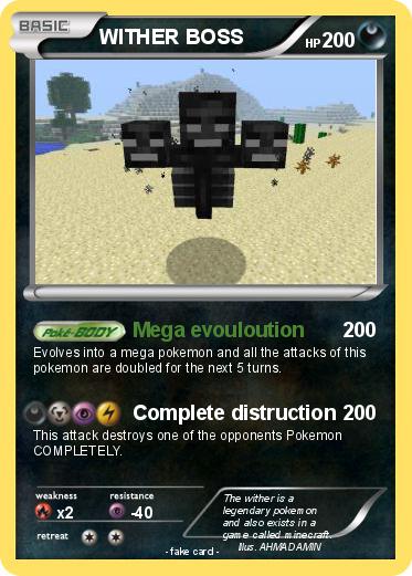 Pokemon WITHER BOSS