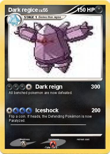 Pokemon Dark regice